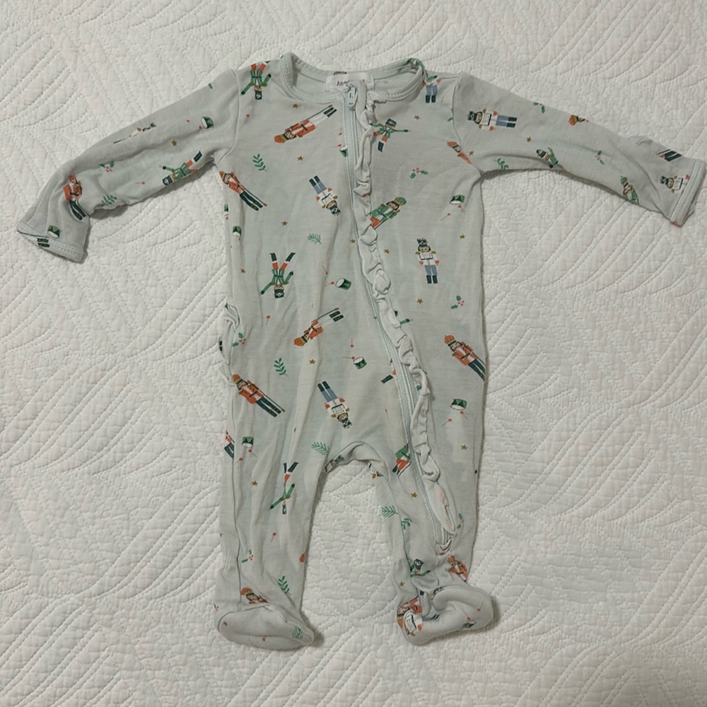 Angel Dear Newborn Nutcracker Christmas Footie Pajamas